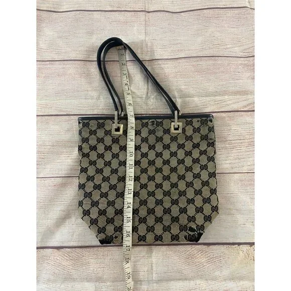 Gucci Women's Canvas All Over Monogram Print Hand Bag - OS - Picture 7 of 16